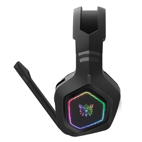 Auriculares Gaming ONIKUMA B100 RGB Con Micrófono Y Diadema Ajustable - Negro