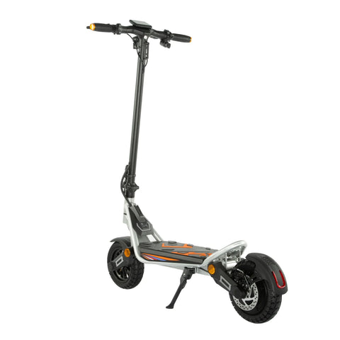 KuKirin A1 800W 48V13AH Patinete Eléctrico 10Pulgadas Plegable Con Luces - Plateado