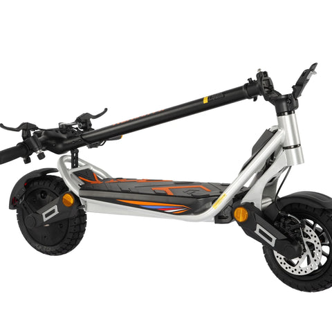 KuKirin A1 800W 48V13AH Patinete Eléctrico 10Pulgadas Plegable Con Luces - Plateado