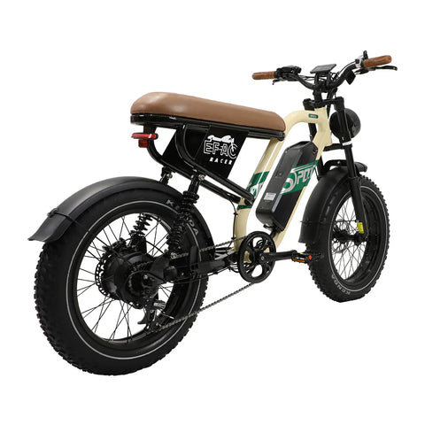 ONESPORT W66 BICI ELETTRICA Potenza 500W Batteria 48V 13.5Ah 20" Pneumatici Freno A Disco - Beige Giallo
