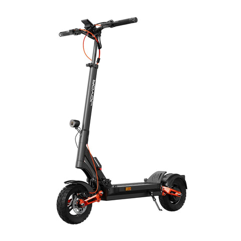 JOYOR T6E Plegable Patinete Eléctrico Certificación ABE - Motor 500W Batería 48V18AH Neumáticos 10" - Negro