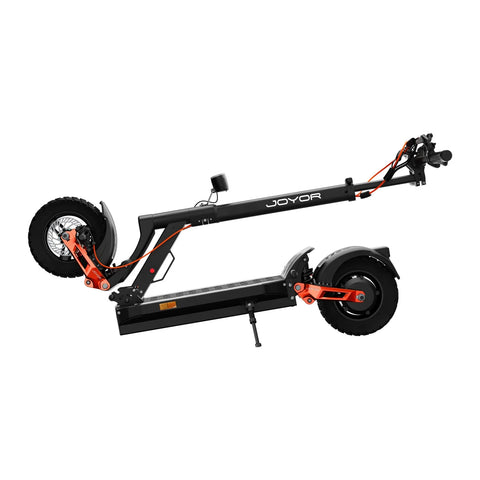 JOYOR T6E Plegable Patinete Eléctrico Certificación ABE - Motor 500W Batería 48V18AH Neumáticos 10" - Negro