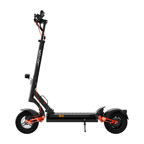 JOYOR T6E PRO Plegable Patinete Eléctrico Certificación ABE - Motor 500W Batería 48V26AH Neumáticos 10" - Negro
