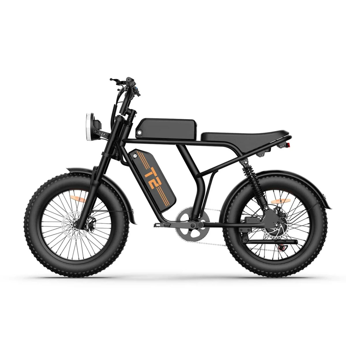 Bicicleta Eléctrica URLIFE T2  - Motor 250W Batería 48V 15.6Ah Pedal Asistido Modo de asistencia al pedaleo - Negro