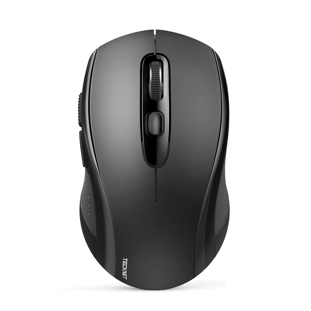 TECKNET EWM01832 Ratón Ergonómico - Inalámbrico 6 DPI Bluetooth/USB - Negro