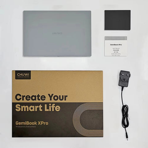 CHUWI GemiBook XPro Laptop - ProcesadorIntel N150 Pantalla 14.1" 16GB+512GB Batería 5000mAh Windows 11 Home - Gris