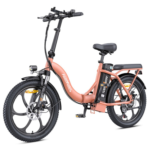 Bicicleta Eléctrica HillMiles MilePort 1 – Motor 250W Batería 36V13Ah Neumáticos De 20 Pulgadas Freno De Disco Mecánico - Rojo