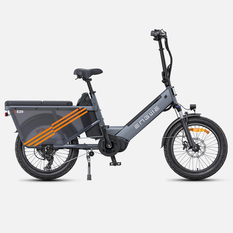 Bicicleta Eléctrica ENGWE LE20 EU - Neumáticos De 20 Pulgadas Motor 250W Batería Doble 48V38.4AH Frenos Hidráulicos - Gris