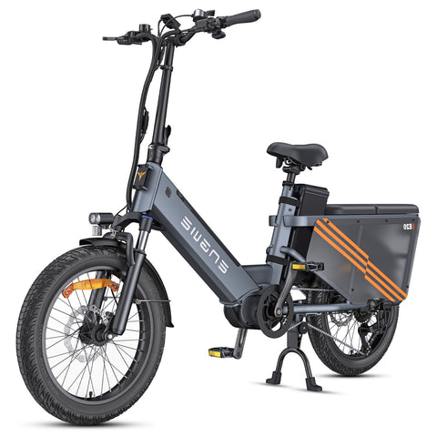 Bicicleta Eléctrica ENGWE LE20 EU - Neumáticos De 20 Pulgadas 250W Motor Celda única Batería 48V19.2AH Frenos Hidráulicos - Gris