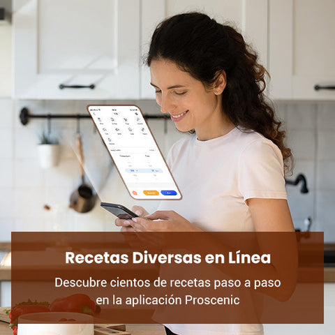 Freidora de aire Proscenic T21 - 5.5L, 8 modos de cocción
