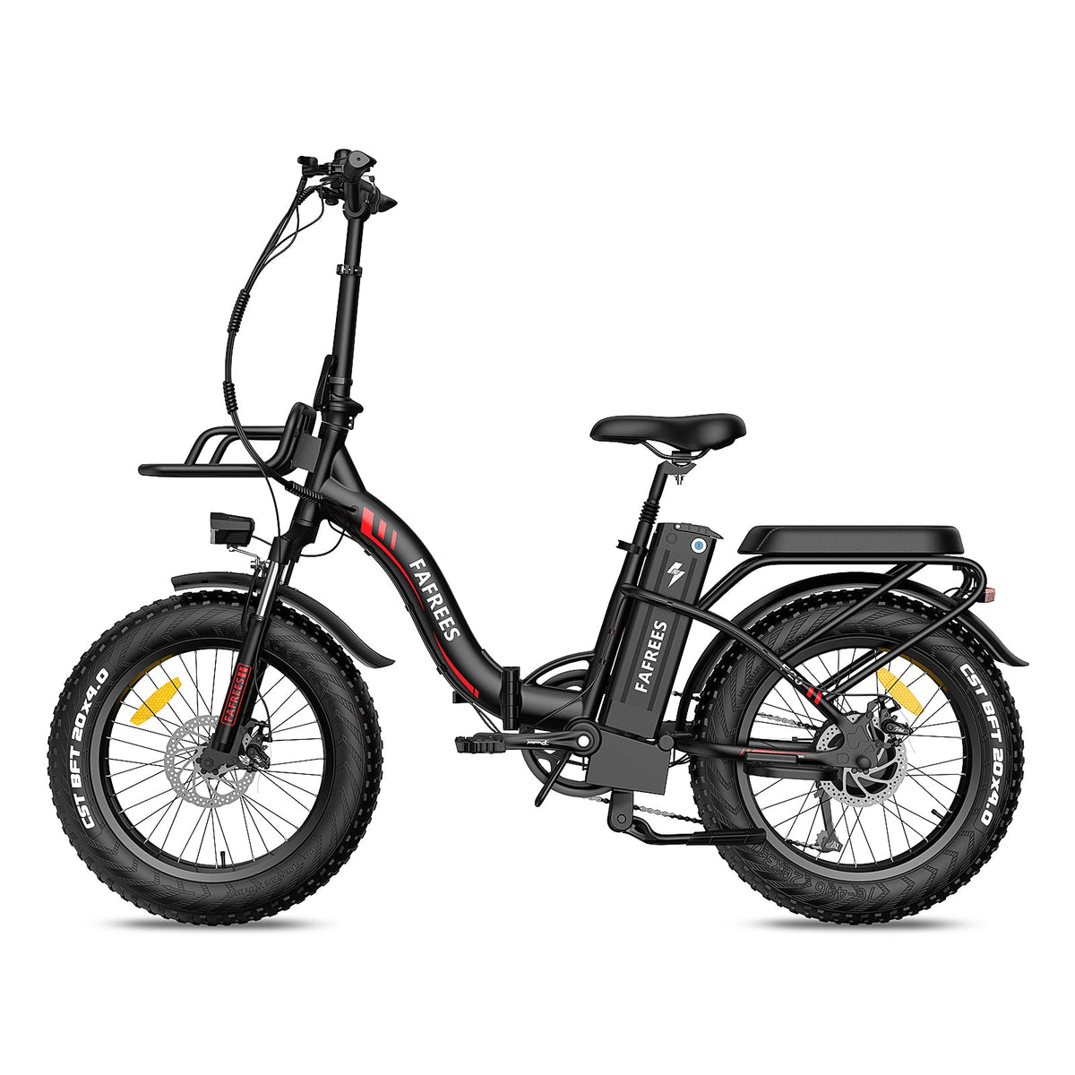 FAFREES F20 Max Bicicleta Eléctrica Potente | Autonomía 110KM | Freno de Disco | Color Negro