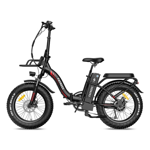 FAFREES F20 Max Bicicleta Eléctrica Potente | Autonomía 110KM | Freno de Disco | Color Negro