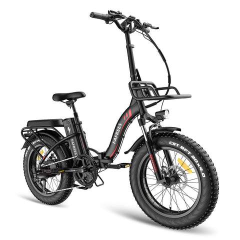 FAFREES F20 Max Bicicleta Eléctrica Potente | Autonomía 110KM | Freno de Disco | Color Negro