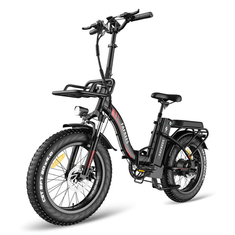 FAFREES F20 Max Bicicleta Eléctrica Potente | Autonomía 110KM | Freno de Disco | Color Negro