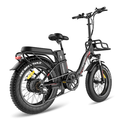 FAFREES F20 Max Bicicleta Eléctrica Potente | Autonomía 110KM | Freno de Disco | Color Negro