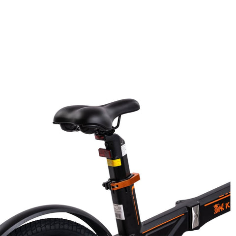 Bicicleta eléctrica Kukirin V2: Motor 250W | Batería 270WH | Autonomía 45 km | Frenos de disco | Color negro