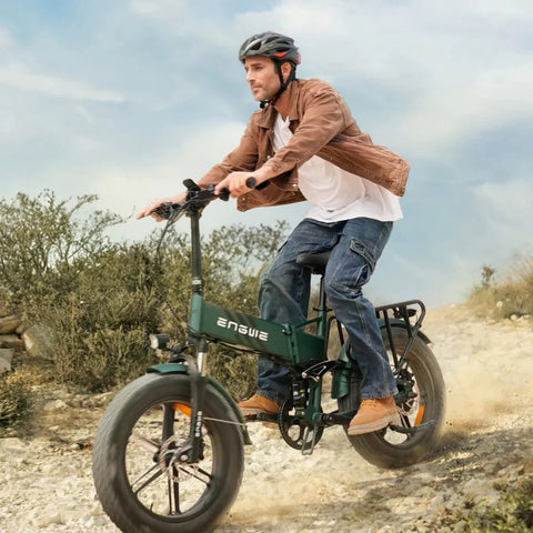 E-bike ENGWE ENGINE PRO 2.0 - Motor 750W Batería 48V16AH Shimano 8 Velocidades Suspensión Total - Verde