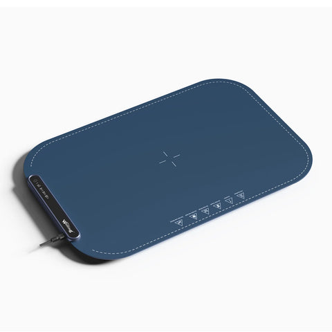 Bandeja Calentadora Eléctrica Portátil Willing BW614 con Nanorrevestimiento - Diseño Plegable de 250 W 3 Niveles de Temperatura Fácil de limpiar - Azul