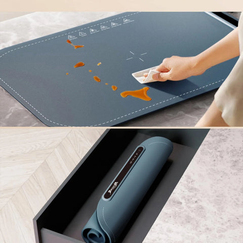 Bandeja Calentadora Eléctrica Portátil Willing BW614 con Nanorrevestimiento - Diseño Plegable de 250 W 3 Niveles de Temperatura Fácil de limpiar - Azul