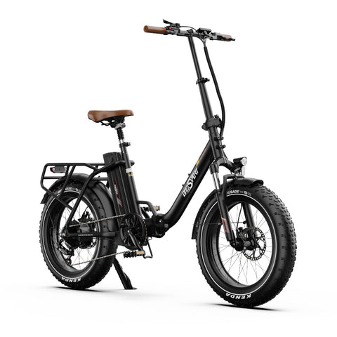 E-bike ONESPORT OT16 MAX - Motor 500W Batería 48V18AH Neumáticos De 20 Pulgadas frenos de disco - Negro