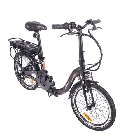 FAFREES 20F054 Bicicleta Eléctrica 250W | Autonomía 50KM | Freno de Disco | Color Negro