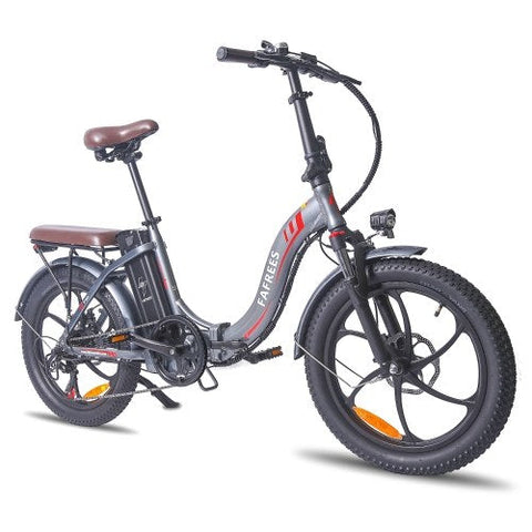 FAFREES F20 Pro Bicicleta Eléctrica 250W | Autonomía 80KM | Freno de Disco | Color Gris Elegante