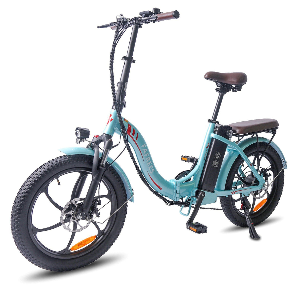 FAFREES F20 Pro Bicicleta Eléctrica 250W | Autonomía 80KM | Freno de Disco | Color Azul Claro