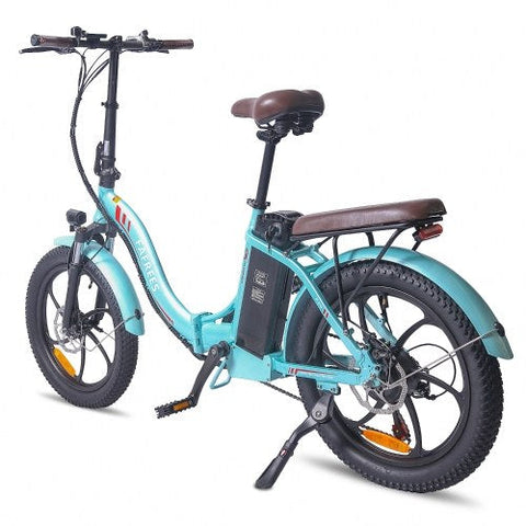 FAFREES F20 Pro Bicicleta Eléctrica 250W | Autonomía 80KM | Freno de Disco | Color Azul Claro