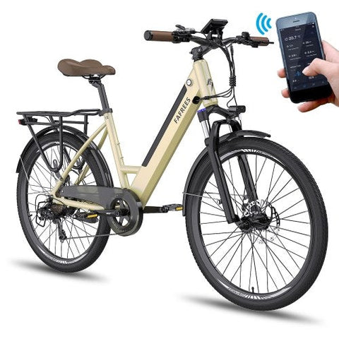 Bicicleta eléctrica FAFREES F26 Pro 250W, 360Wh, autonomía de 40KM en modo eléctrico
