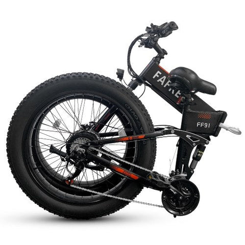 FAFREES FF91 Bicicleta Eléctrica 1000W | Autonomía 40KM | Freno de Disco | Color Negro