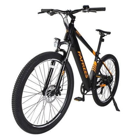 ¡Descubre la bicicleta eléctrica FAFREES KRE27.5 de 250W! ¡90KM de autonomía y frenos de disco! ¡Color negro