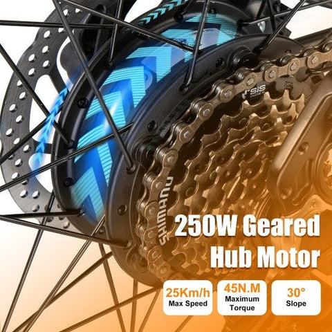 ¡Descubre la bicicleta eléctrica FAFREES KRE27.5 de 250W! ¡90KM de autonomía y frenos de disco! ¡Color negro