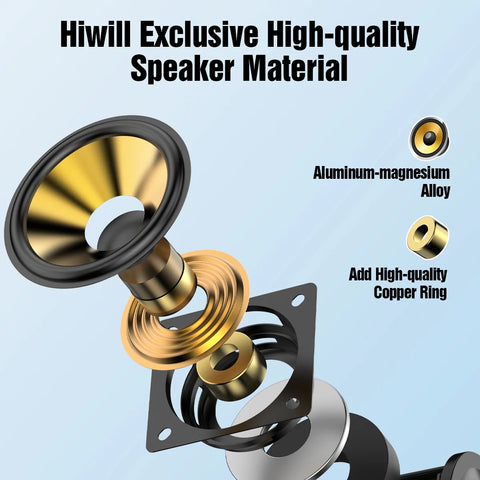 Hiwill A51 Barra de Sonido - 5.1 Dolby Atmos 380W Con Subwoofer 5.25" 2 Altavoces Surround - Negro