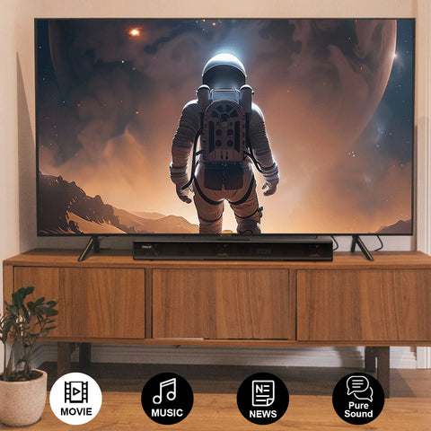 Hiwill A51 PRO Barra de Sonido - 5.1 420W Dolby Atmos Con Subwoofer 6.5" 2 Altavoces Surround - Negro
