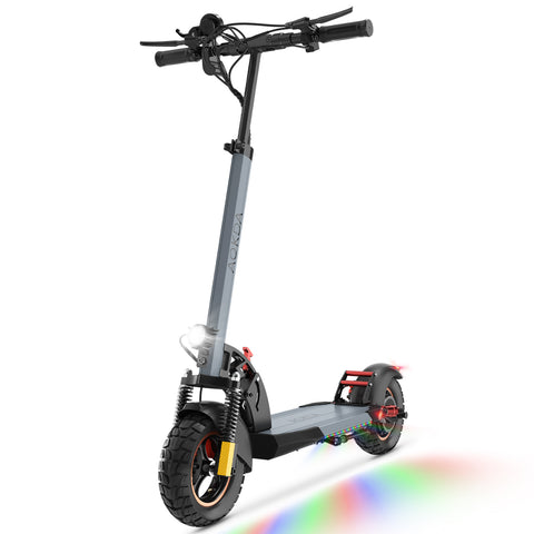 Patinete Eléctrico AOKDA AO-A1 - Motor 800W Batería 48V12.5AH Ruedas de 10 Pulgadas Plegable - Gris