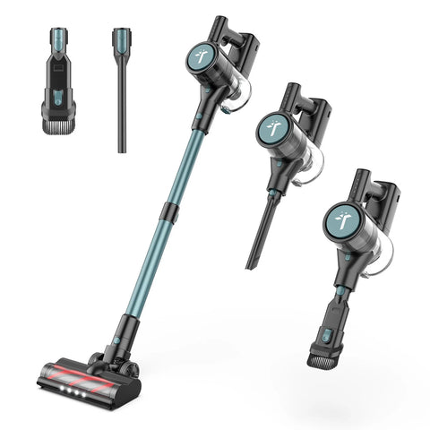 Teendow P11Pro Aspiradora Sin Cable - motor 250W 126000Pa Batería 2200mAh 30min Peso 2.65kg Depósito 450ML - Negro
