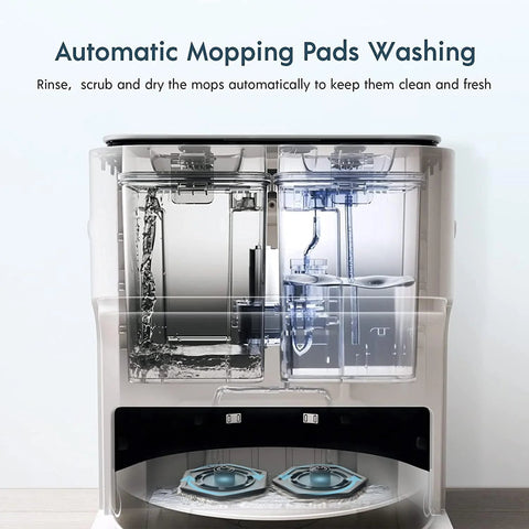 YEEDI Mop Station: Robot Aspirador con 2500Pa de Potencia de Succión | 200 min de Autonomía
