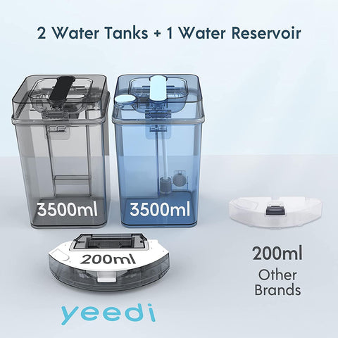 YEEDI Mop Station: Robot Aspirador con 2500Pa de Potencia de Succión | 200 min de Autonomía